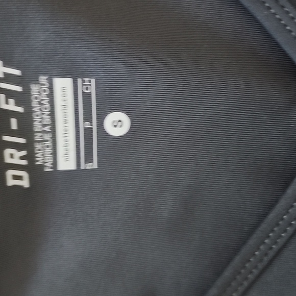 Nike Women's Dri-FIT V-Neck Tops - Black and White Sold Together - Picture 3 of 5